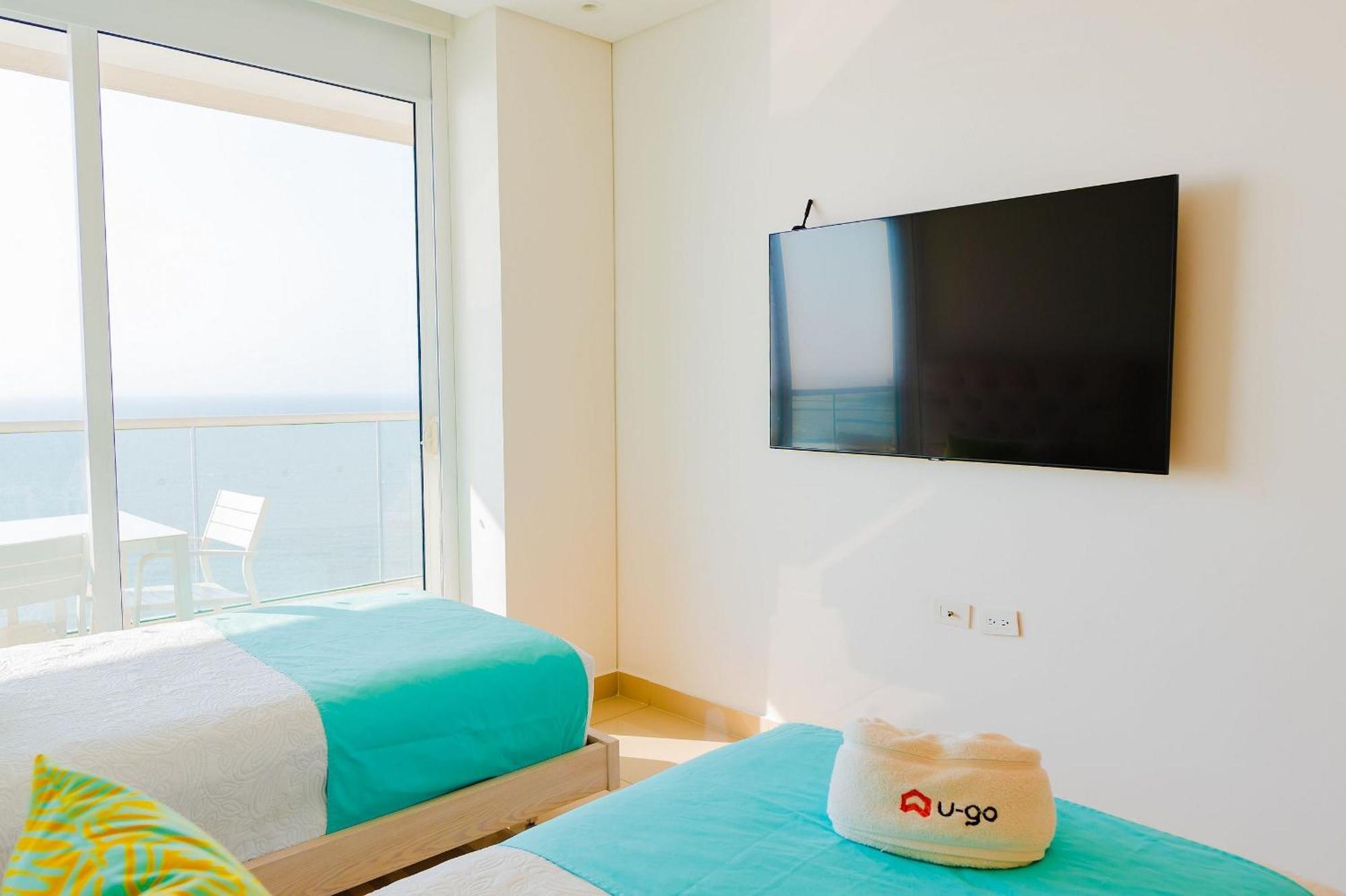 Apartment U-go Edificio H2 En Bocagrande Frente Al Mar *